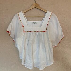 Madewell white tunic